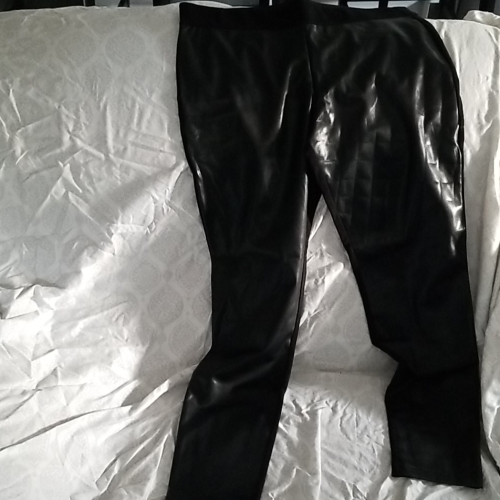 Pleather leggings